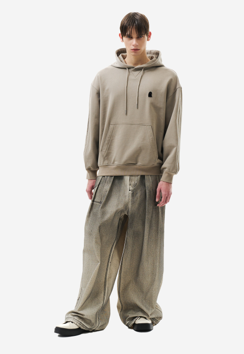 Semblance сигнатурное худи Khaki Beige ZH2TS822KB