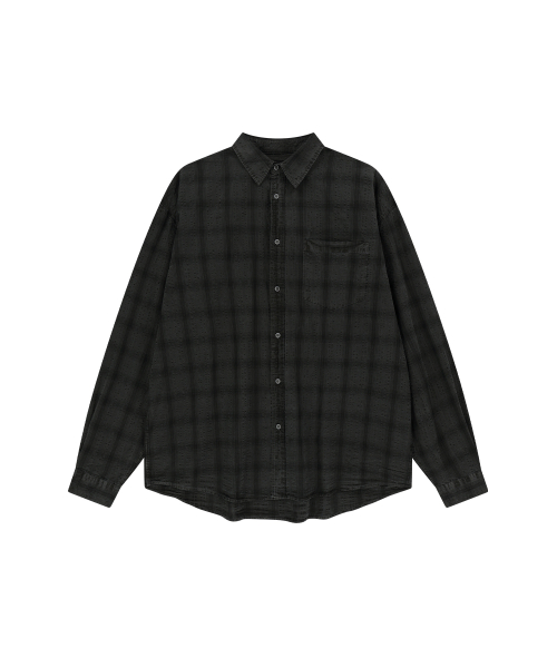 Vintage check shirt (vtg gray)