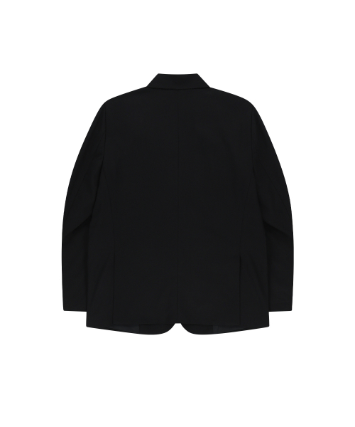 Layered blazer (black)
