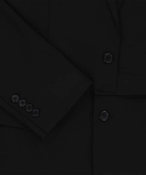 Layered blazer (black)