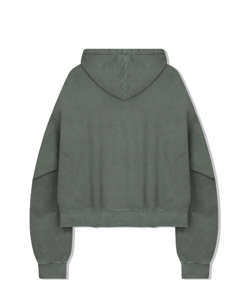 Худи на молнии 2-way Rose Stamp Khaki