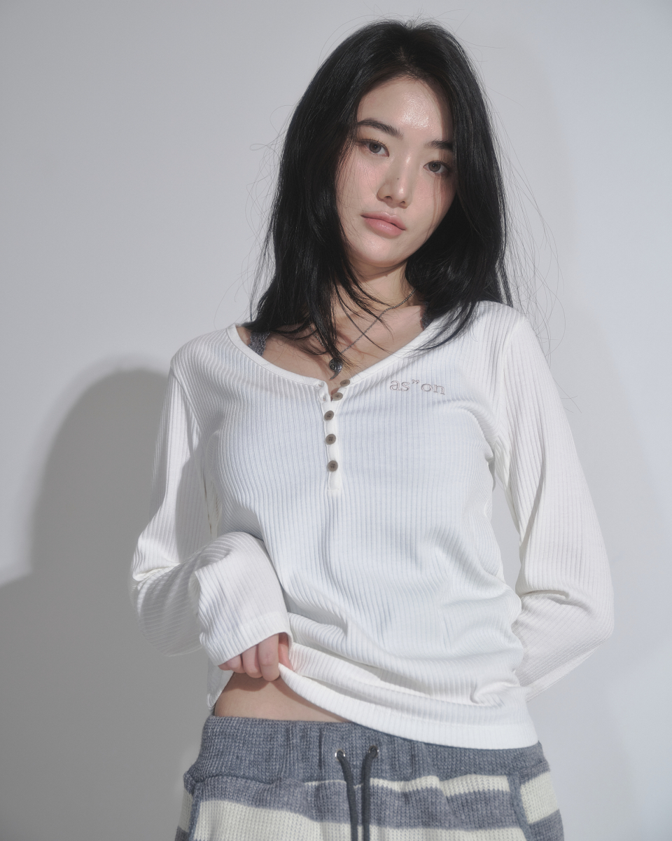 ★ason★ WISH RIBBED BUTTON TEE BLACK AS_P0000CDK 114278_grande.jpg?v=1742831294