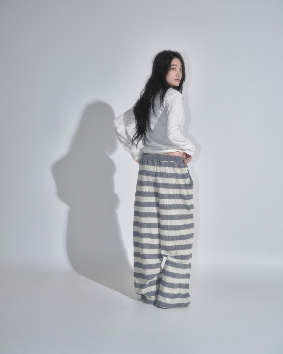 애즈온(ASON) WISH RIBBED BUTTON TEE / IVORY - 사이즈 & 후기
