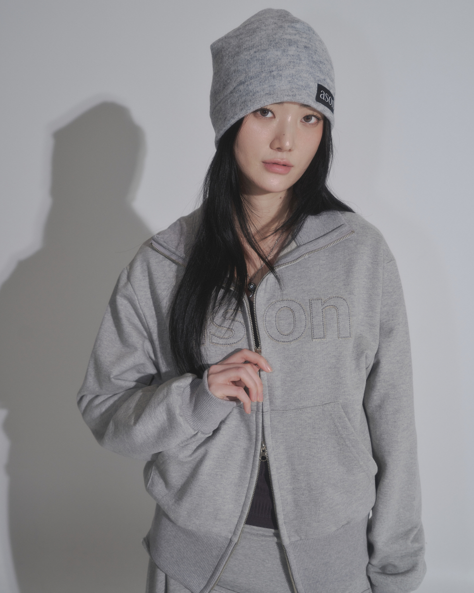 애즈온(ASON) BAY SWEAT ZIP-UP / GRAY - 사이즈 & 후기 | 무신사