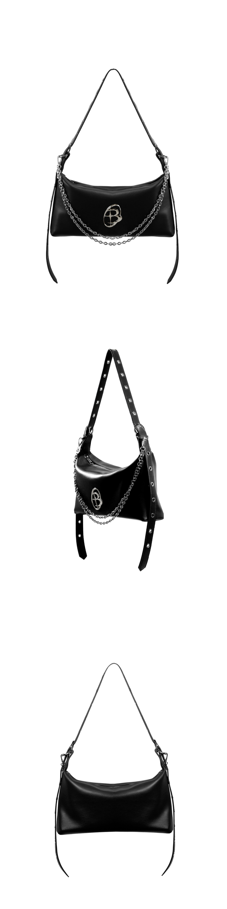 [BLACKPURPLE] YUKI バッグ VER2★新作・25SS★人気★韓国★ MUSINSA公式 | BLACK PURPLE Yuki Bag Ver2_Black