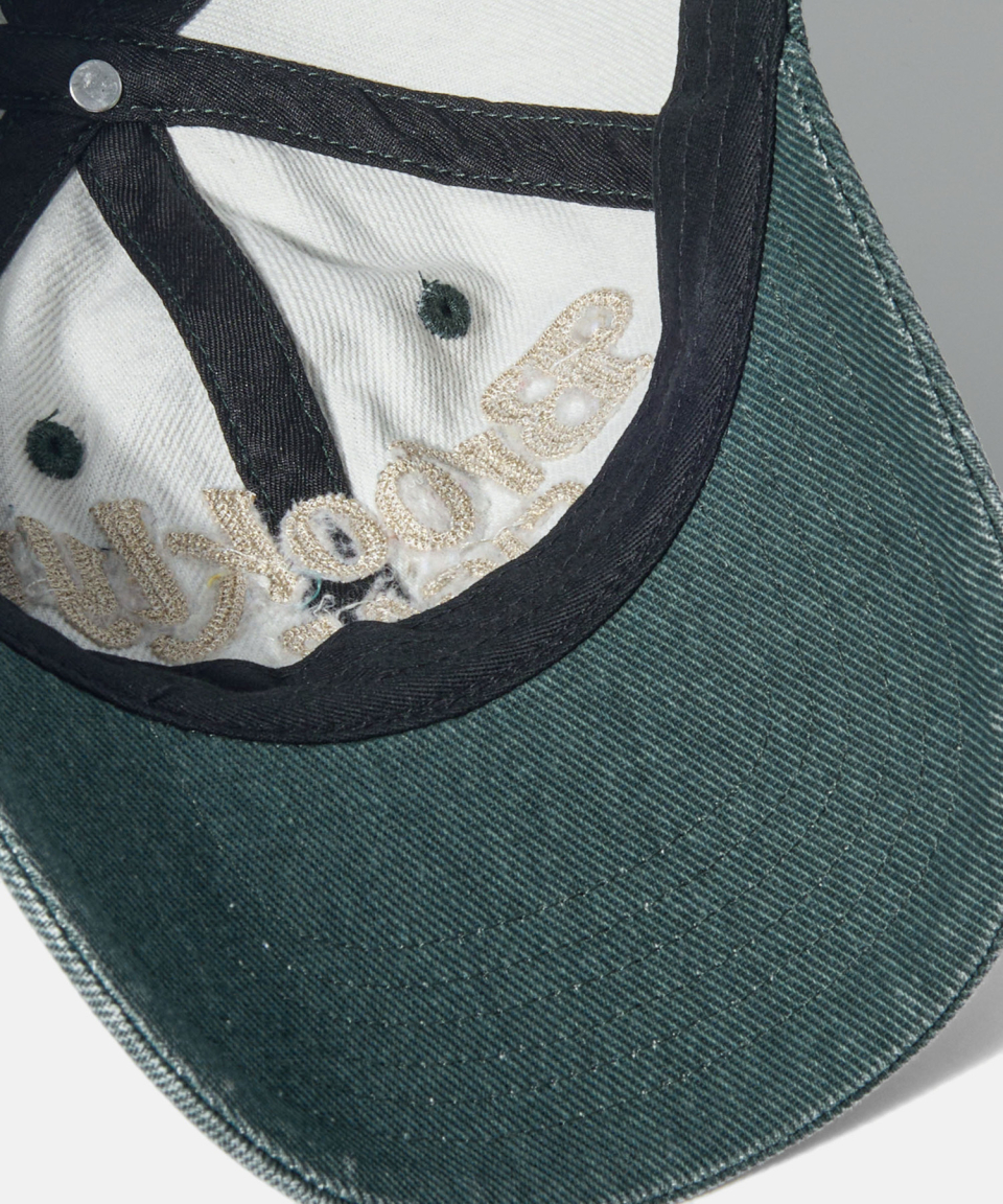 MUSINSA | ESPIONAGE BK Cigar Co. Washed Cap Teal Green