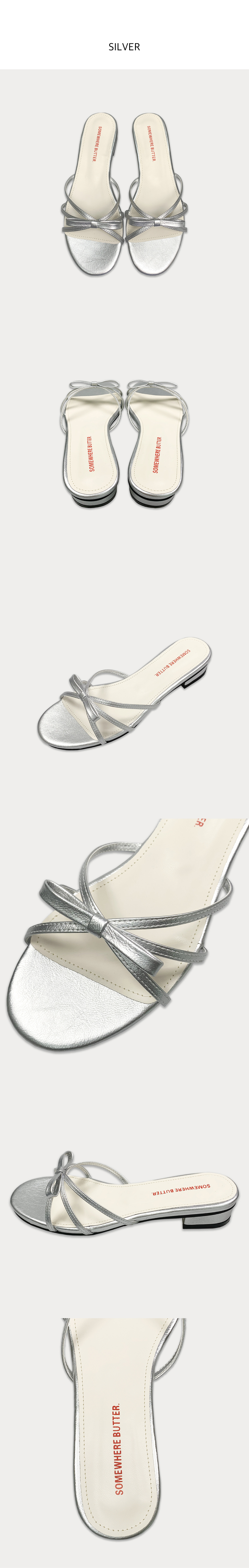 サンダル・ミュール [SOMEWHEREBUTTER] SALLY RIBBON MULE MUSINSA | SOMEWHEREBUTTER Sally Ribbon Mule - 4Color