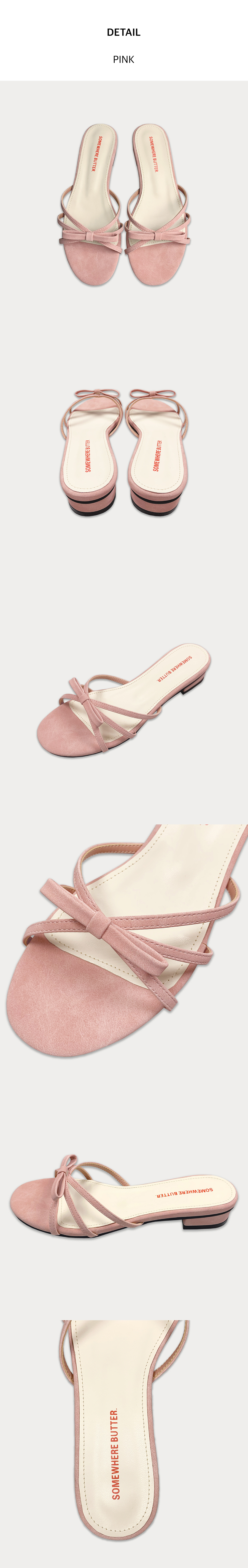 SOMEWHEREBUTTER ■ Sally Ribbon Mule MUSINSA | SOMEWHEREBUTTER Sally Ribbon Mule - 4Color