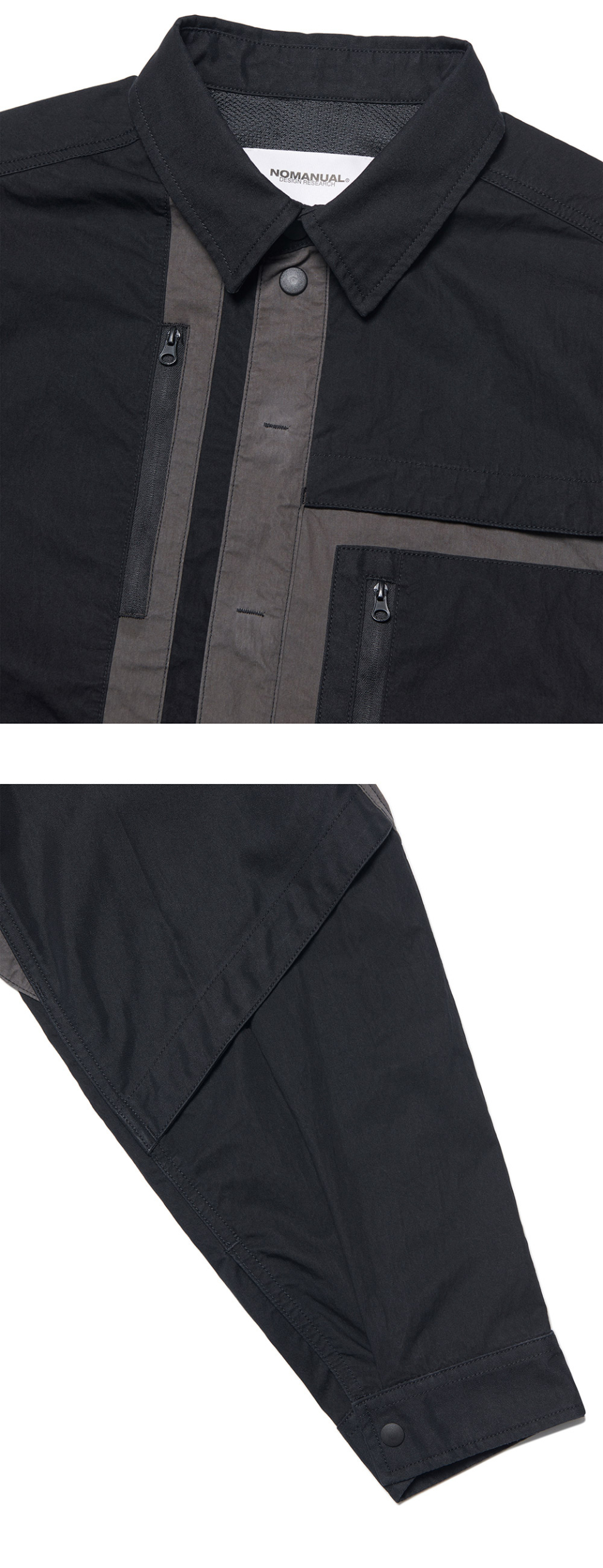 ジャケットその他 NOMANUAL VENTILATION UTILITY JACKET 5SA113 MUSINSA | NOMANUAL VENTILATION UTILITY JACKET - BLACK