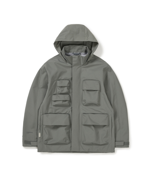 Водонепроницаемая куртка 3L Pertex Utility (S25ZMPJK08) Dark Gray