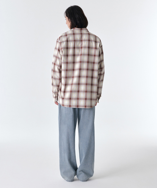 LINEN LIKE WIDE DENIM PANTS [SKY BLUE]