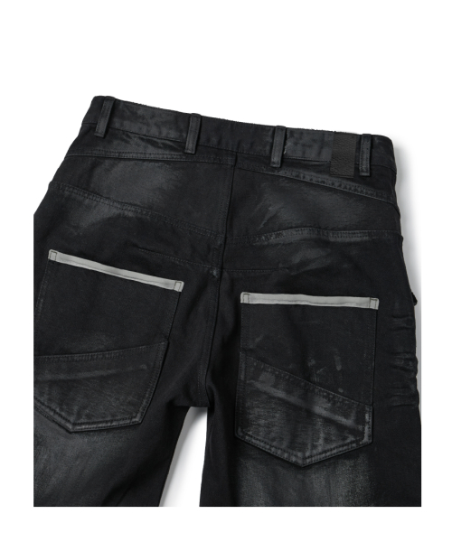 KENDRICK REGULAR DENIM PANTS (COATING BLACK)