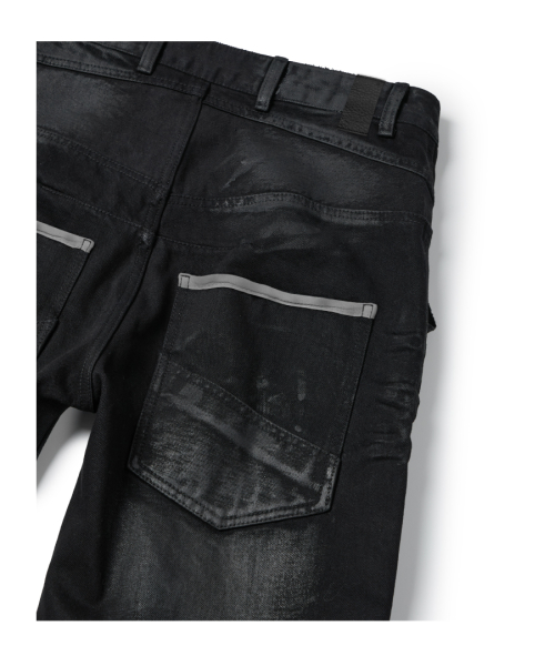 KENDRICK REGULAR DENIM PANTS (COATING BLACK)