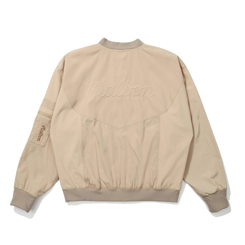Бомбер с сетчатым миксом BEIGE (WOMAN)
