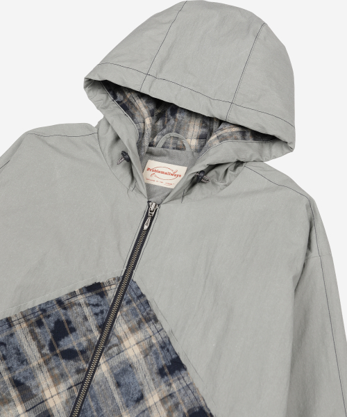 Faded Love Hoodie Zip-Up Gray