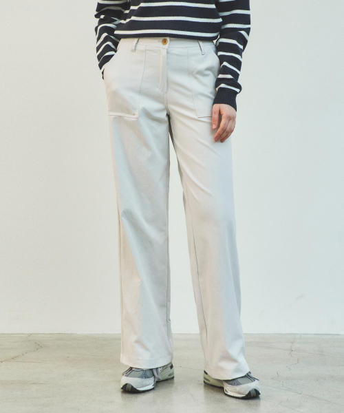Wrinkle Free Out Pocket Slacks_5Color(W25-PT01)