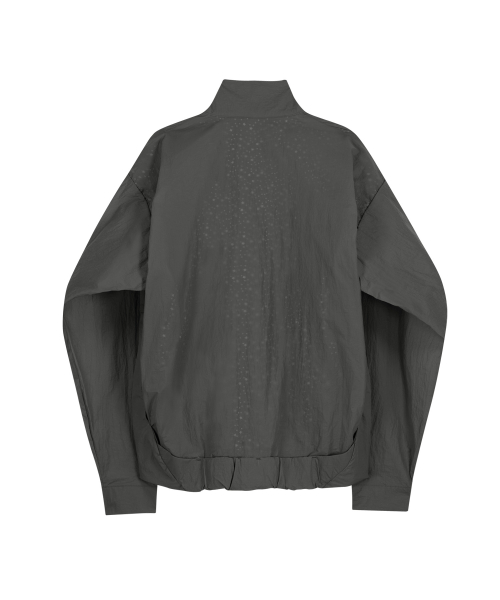 Layered Sheer Blouson / Charcoal
