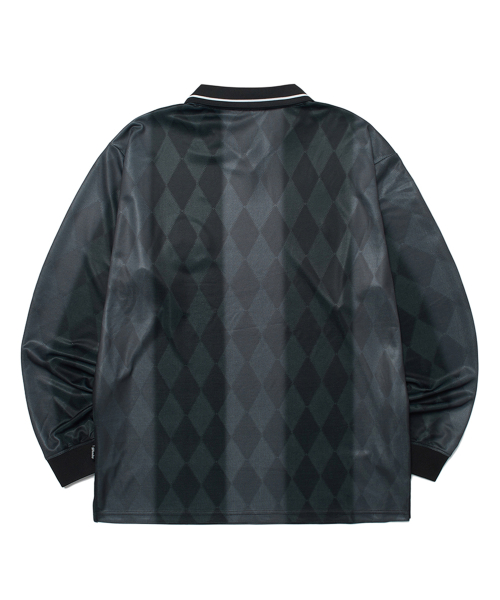 STRIPE SOCCER JERSEY (BLACK)