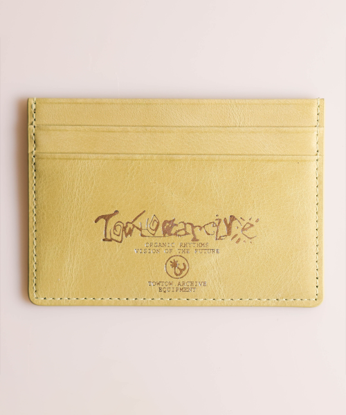 Etching Logo Card Wallet Lime