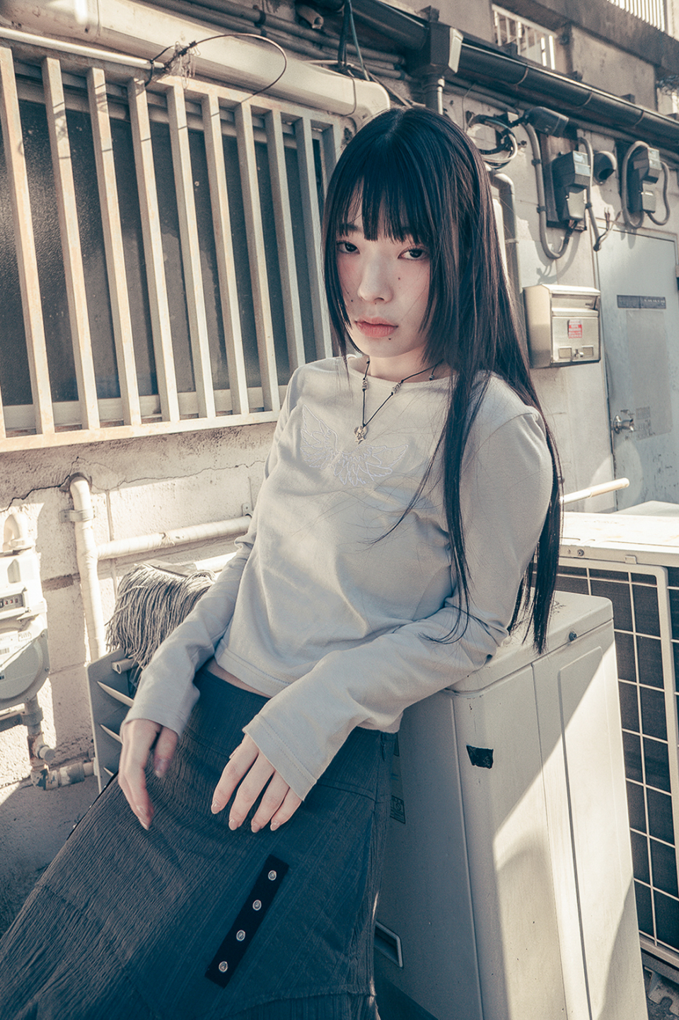 hug your skin☆Angel wings top MUSINSA公式 | HUG YOUR SKIN Angel Wing Top (White)