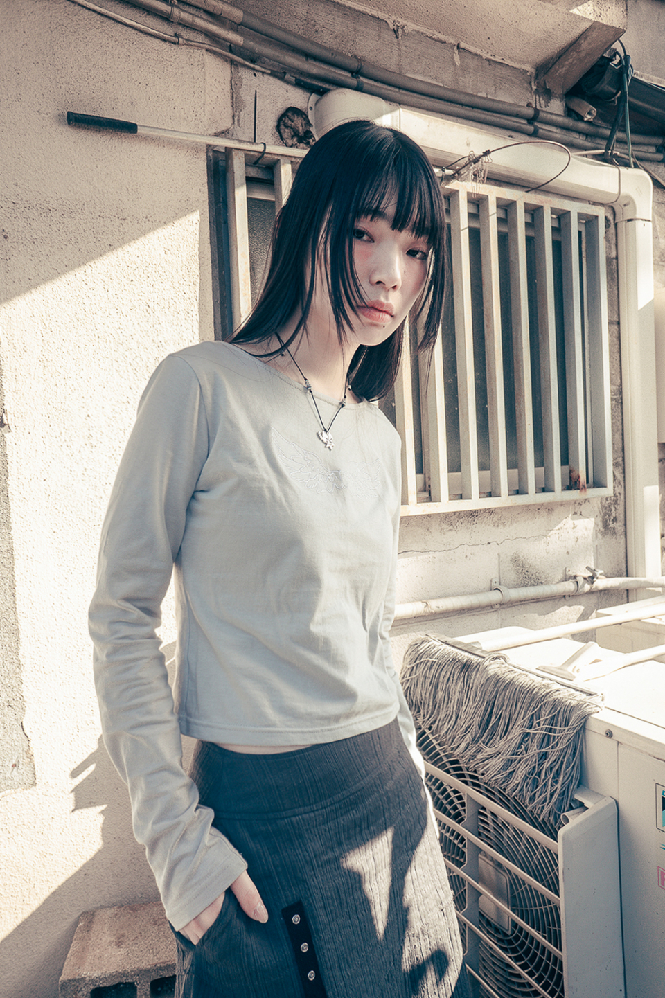 hug your skin☆Angel wings top MUSINSA | HUG YOUR SKIN Angel Wing Top (White)
