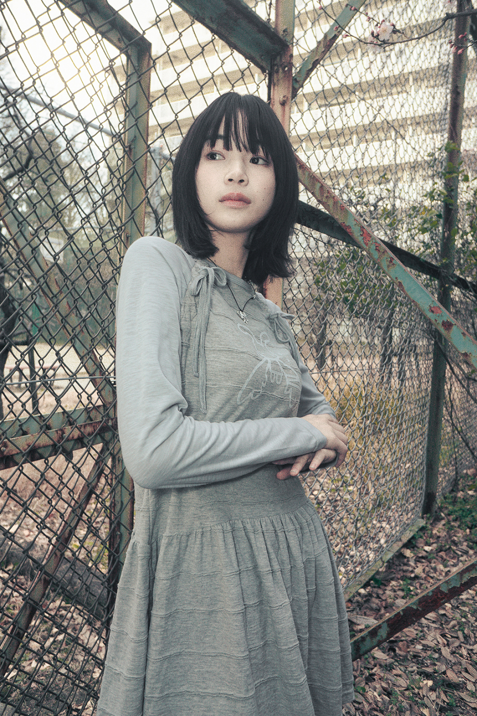 ◇hug your skin◇ Angel patch raglan dress gray MUSINSA | HUG YOUR SKIN Angel Patch Raglan Dress (Grey)