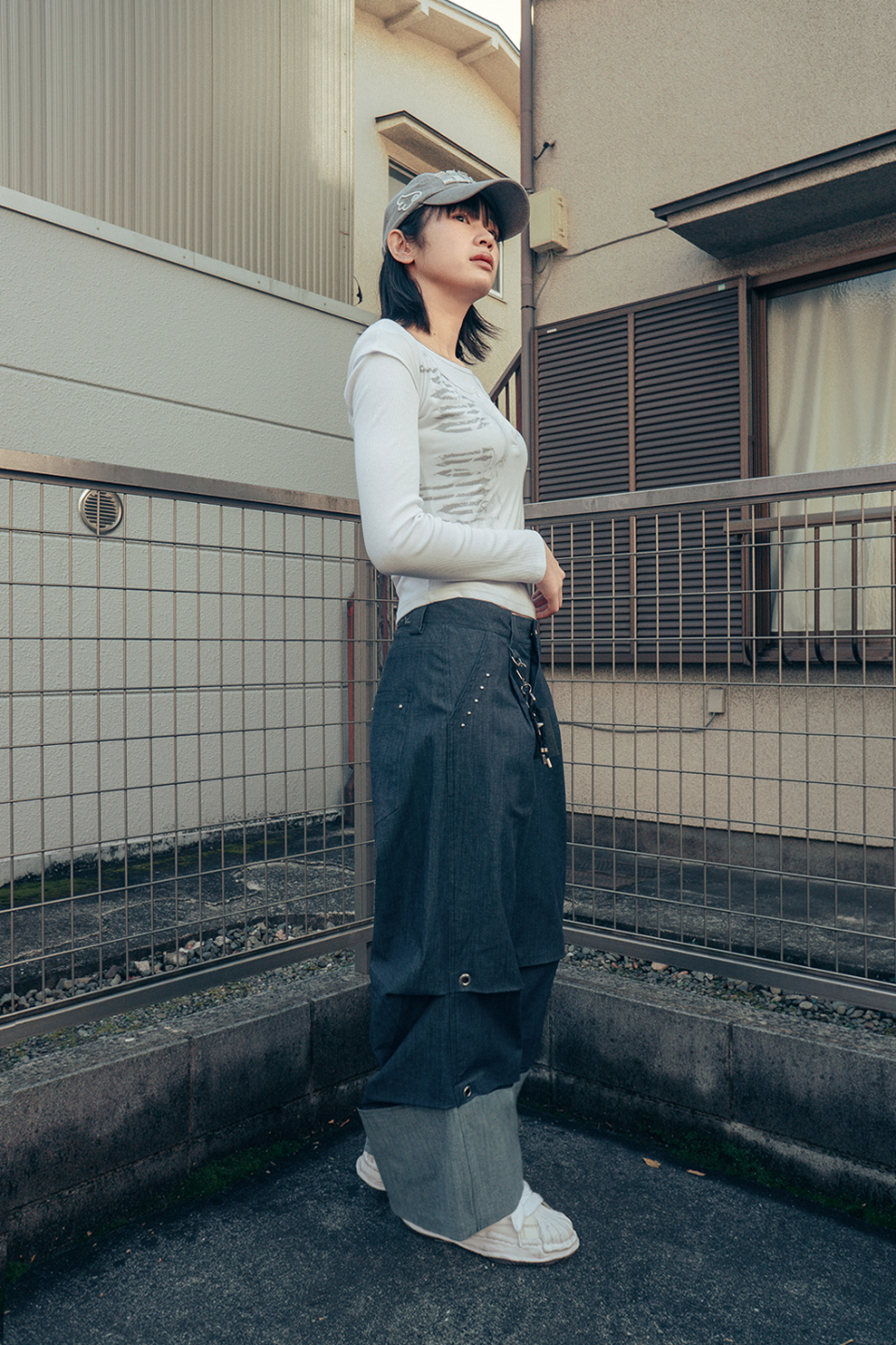 デニム・ジーパン [hug your skin] Tucked denim pants (Blue) MUSINSA | HUG YOUR SKIN Chin Denim Pants (Blue)