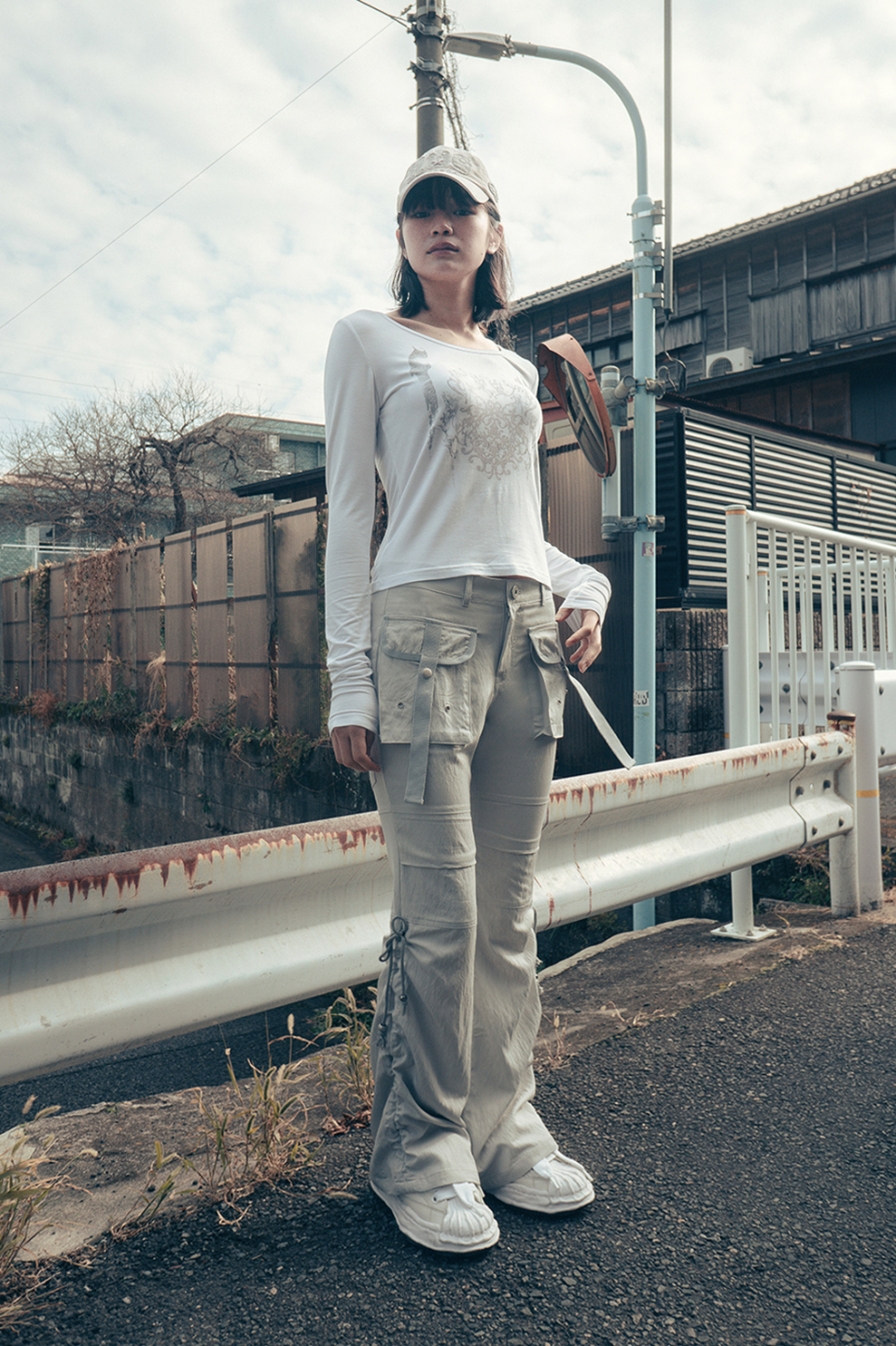 hug your skin☆Boots-cut cargo pants MUSINSA | HUG YOUR SKIN Bootcut Cargo Pants (Grey)