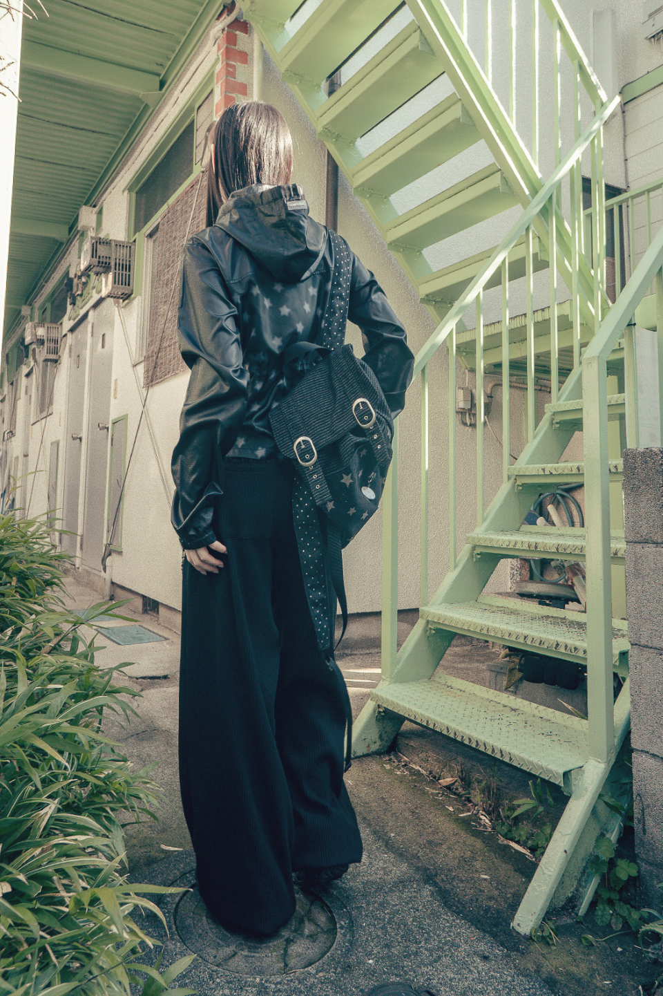 【hug your skin】Stardust wind-breaker☆ウィンドブレーカー MUSINSA | HUG YOUR SKIN Stardust Windbreaker (Black)