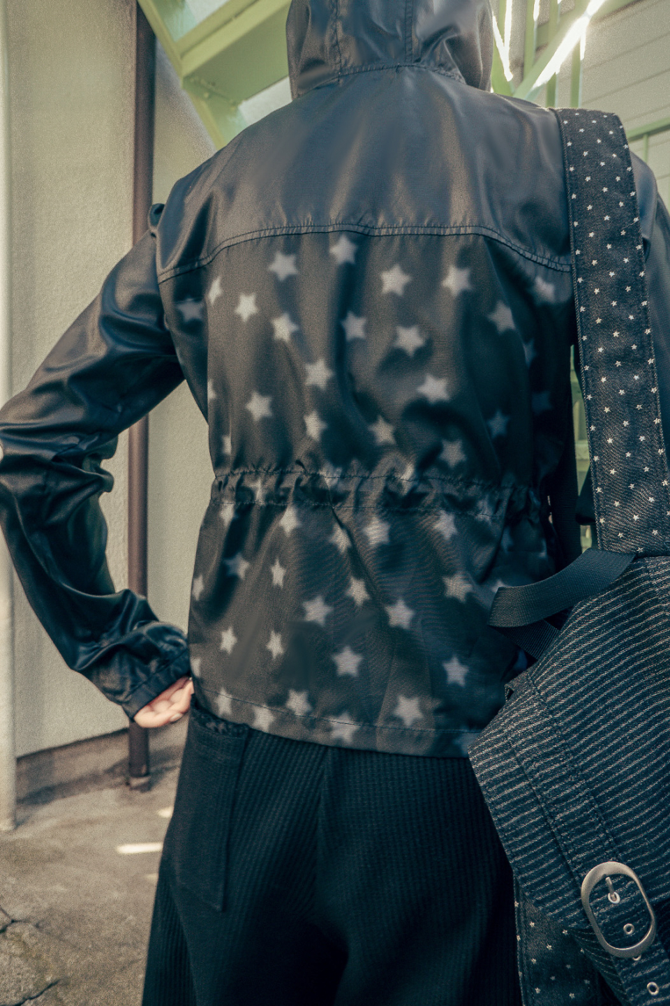 【hug your skin】Stardust wind-breaker☆ウィンドブレーカー MUSINSA | HUG YOUR SKIN Stardust Windbreaker (Black)