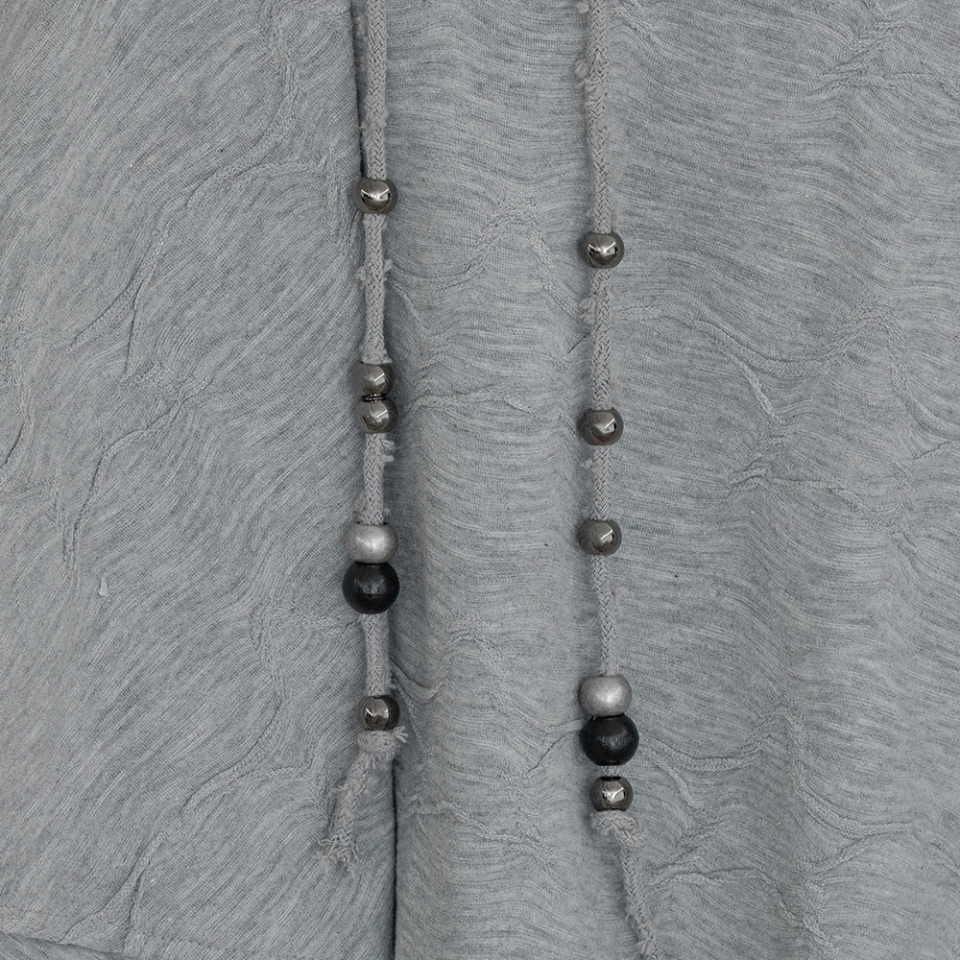 STAR FLARED MIDI SKIRT - 2 COLORS GREY