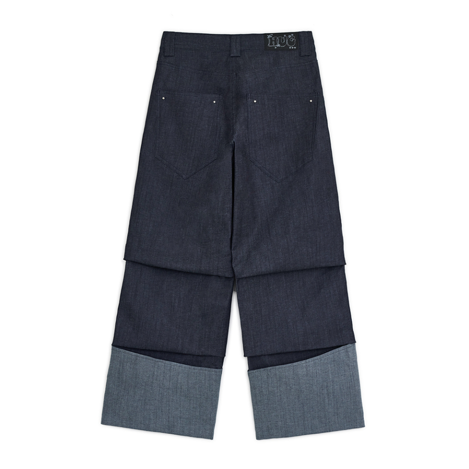 MUSINSA | HUG YOUR SKIN Chin Denim Pants (Blue)