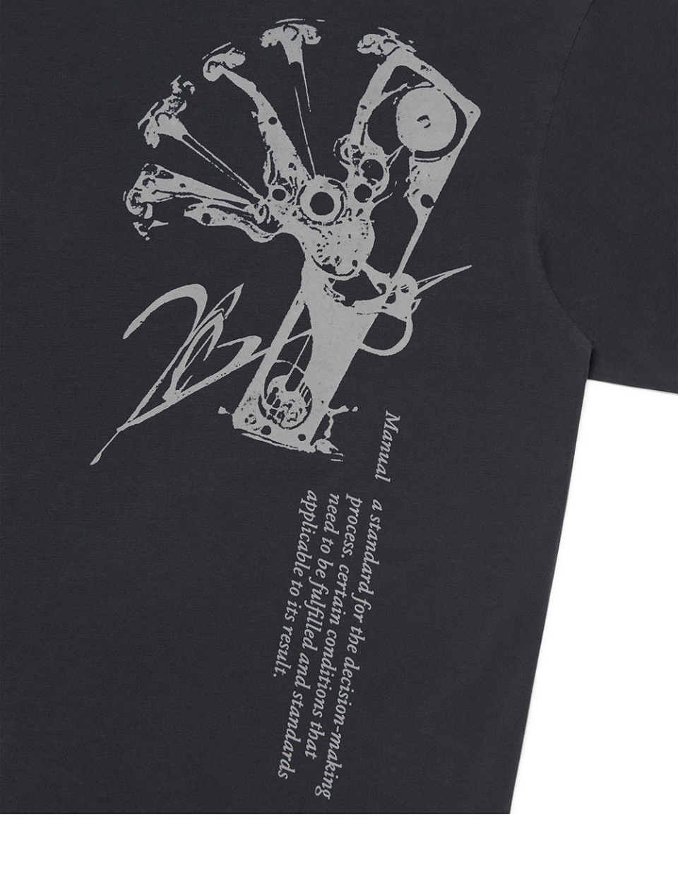 Tシャツ・カットソー NOMANUAL GEAR MANUAL GRAPHIC T-SHIRT 5FT995 MUSINSA | NOMANUAL GEAR MANUAL GRAPHIC T-SHIRT - WASHED BLACK