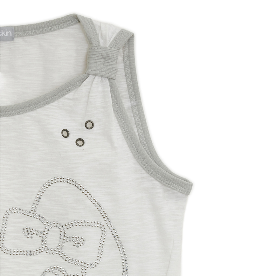 MUSINSA | HUG YOUR SKIN Togging Hotfix Sleeveless (White)