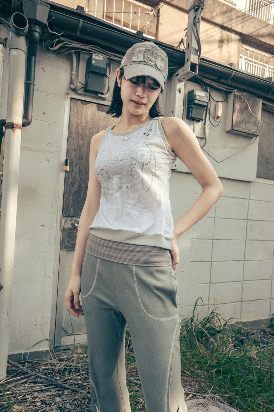 ◇hug your skin◇ Pigment Bootcut Pants Khaki MUSINSA | HUG YOUR SKIN Pigment Bootcut Pants (Khaki)