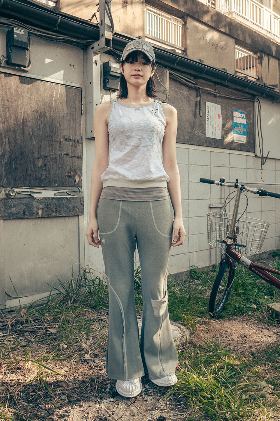 【hug your skin】25ss Pigment boots-cut pants MUSINSA | HUG YOUR SKIN Pigment Bootcut Pants (Khaki)