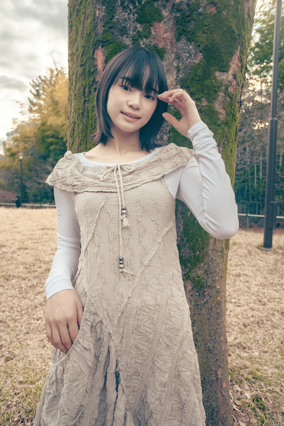 【hug your skin】 Draw-string off-shoulder dress /追跡付 MUSINSA公式 | HUG YOUR SKIN Drawstring Off-Shoulder Dress