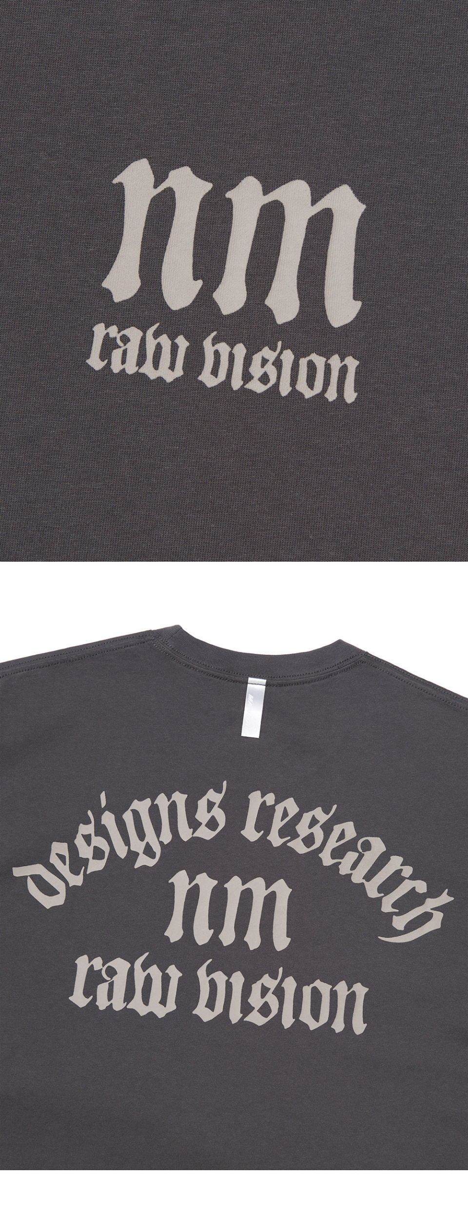 [NOMANUAL] R.V ARCH LOGO T-SHIRT★Tシャツ MUSINSA | NOMANUAL R.V ARCH LOGO T-SHIRT - CHARCOAL