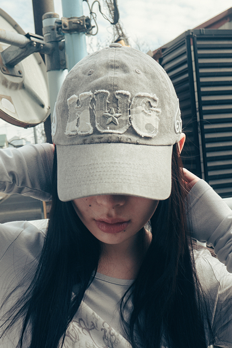 MUSINSA公式 | HUG YOUR SKIN Hug Friends Cap (Camo)
