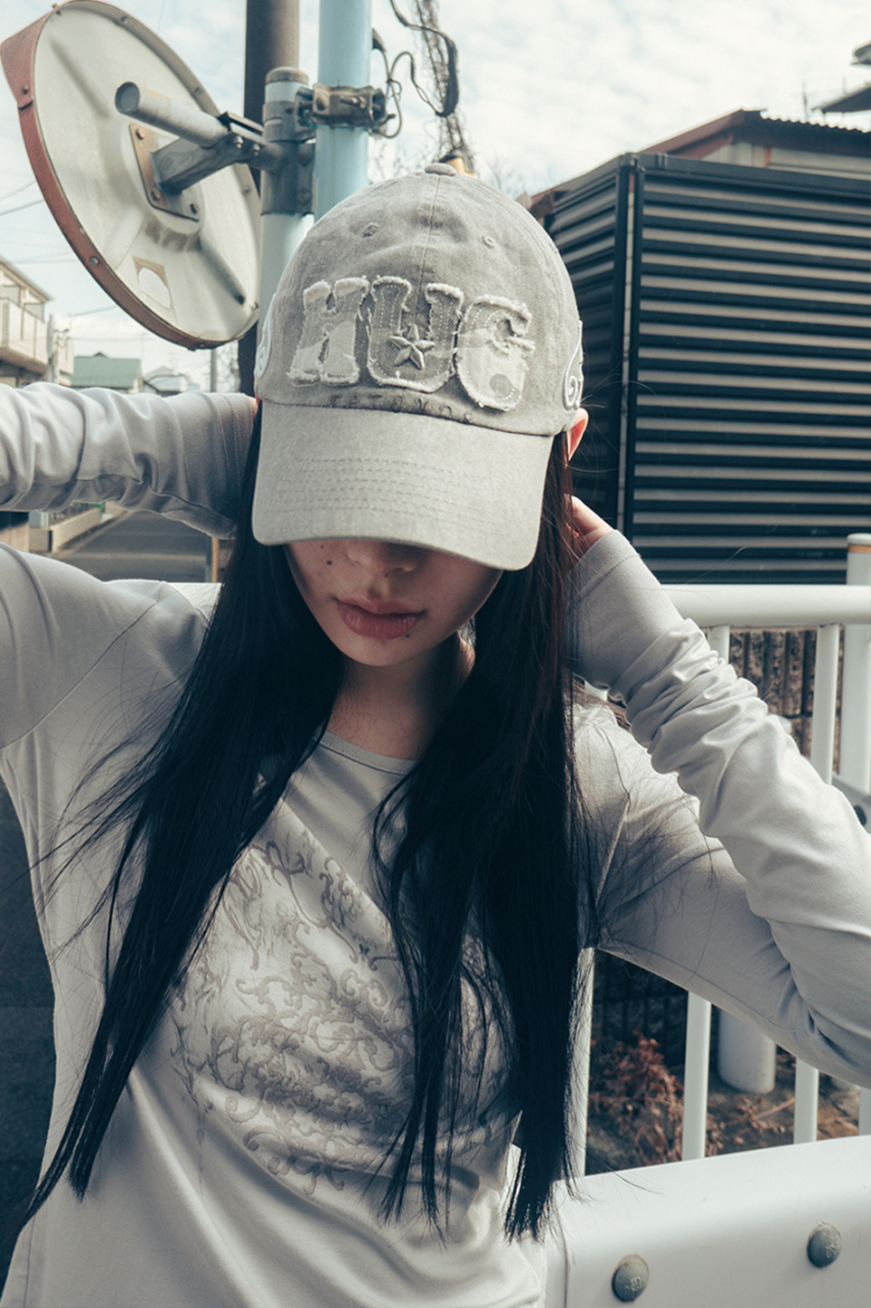 MUSINSA公式 | HUG YOUR SKIN Hug Friends Cap (Camo)