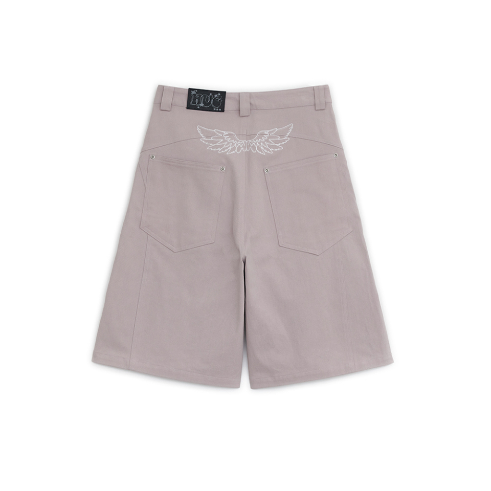 【hug your skin】 Angel wing bermuda pants /追跡付 MUSINSA公式 | HUG YOUR SKIN Angel Wing Bermuda Pants (Pink)