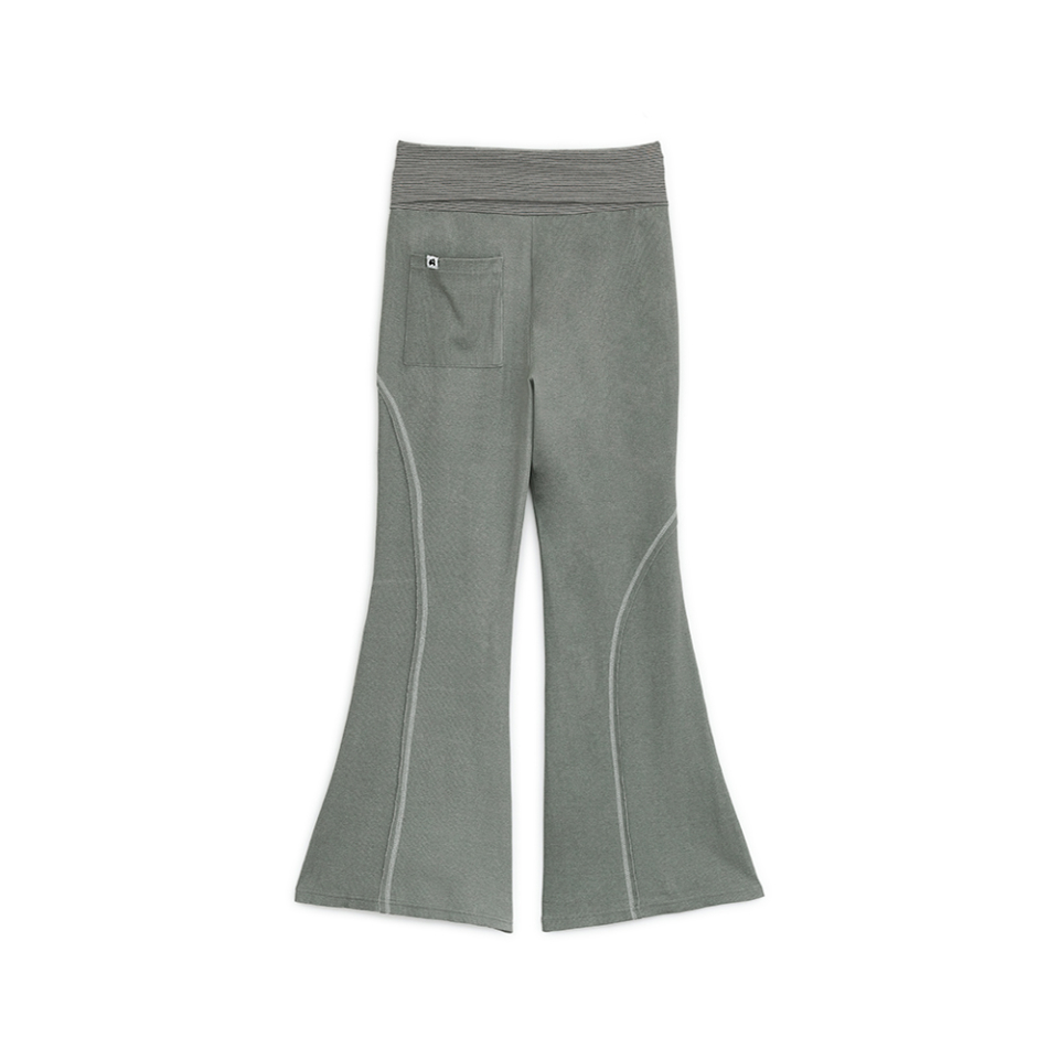 【hug your skin】25ss Pigment boots-cut pants MUSINSA | HUG YOUR SKIN Pigment Bootcut Pants (Khaki)