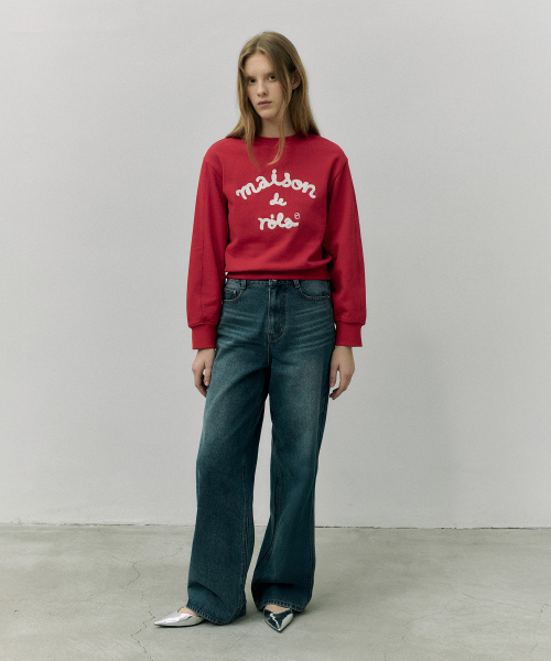 WIDE DENIM PANTS LIGHT BLUE