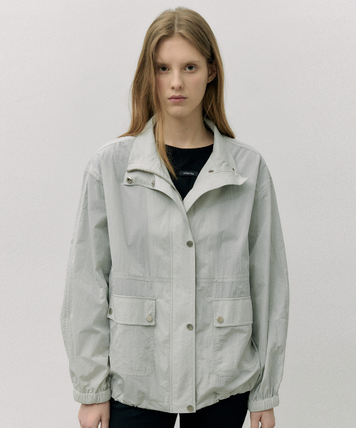 HIGH NECK WIND куртка GRAY
