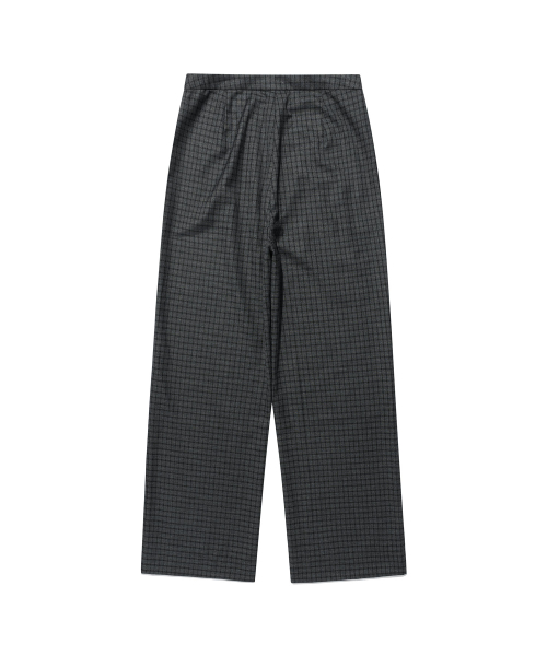 FFATS CHECK BALLOON LAYERED SKIRT PANTS_уголь(NG2FSA90A)