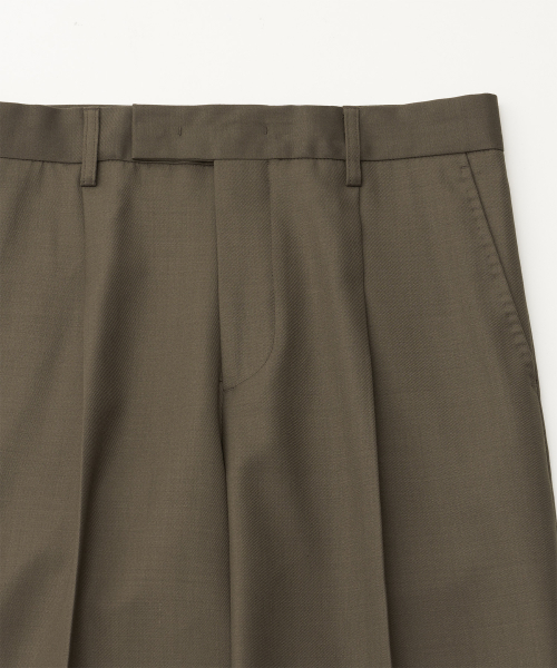 Legacy Wool Trouser (Dark Mink)