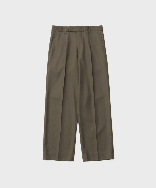 Legacy Wool Trouser (Dark Mink)