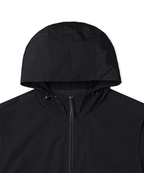Нейлоновый жилет с капюшоном Black