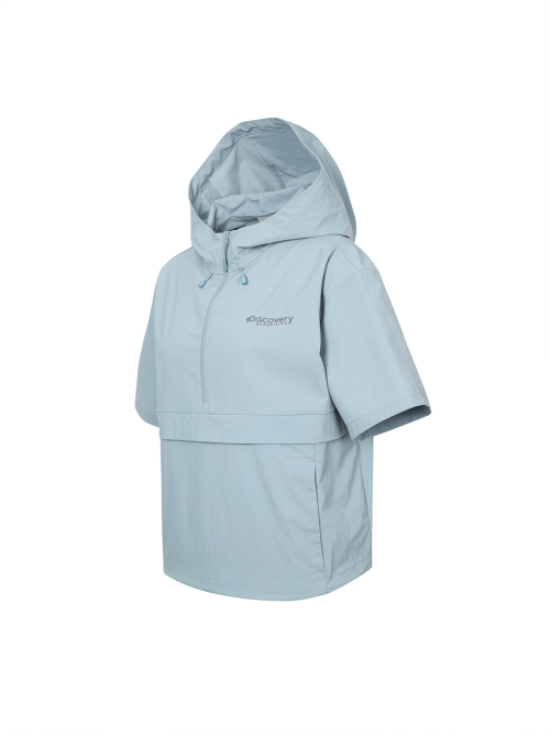 Женский спортивный анорак с коротким рукавом Freshvent (L. SKY BLUE)