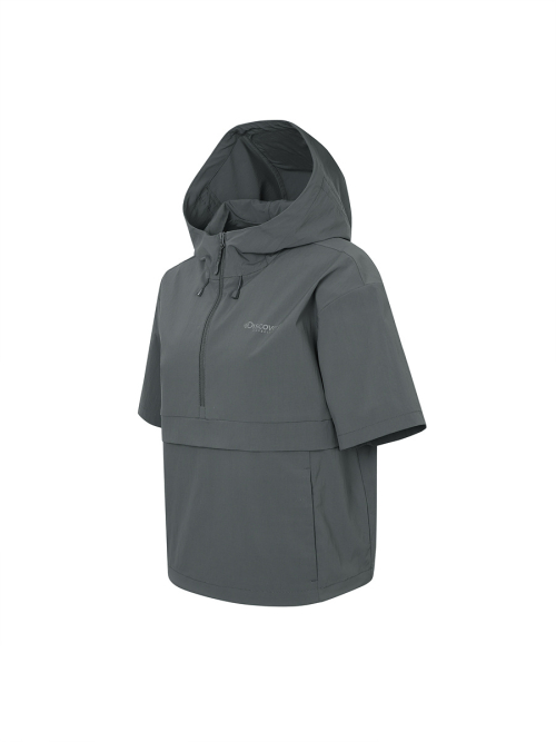 Женский спортивный анорак с коротким рукавом Freshvent (D/GREY)
